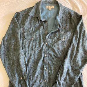 Ryan Michael Silk/Cotton Western Shirt